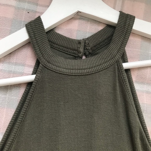 American Eagle Soft and Sexy Olive Green Dress - Picture 4 of 6
